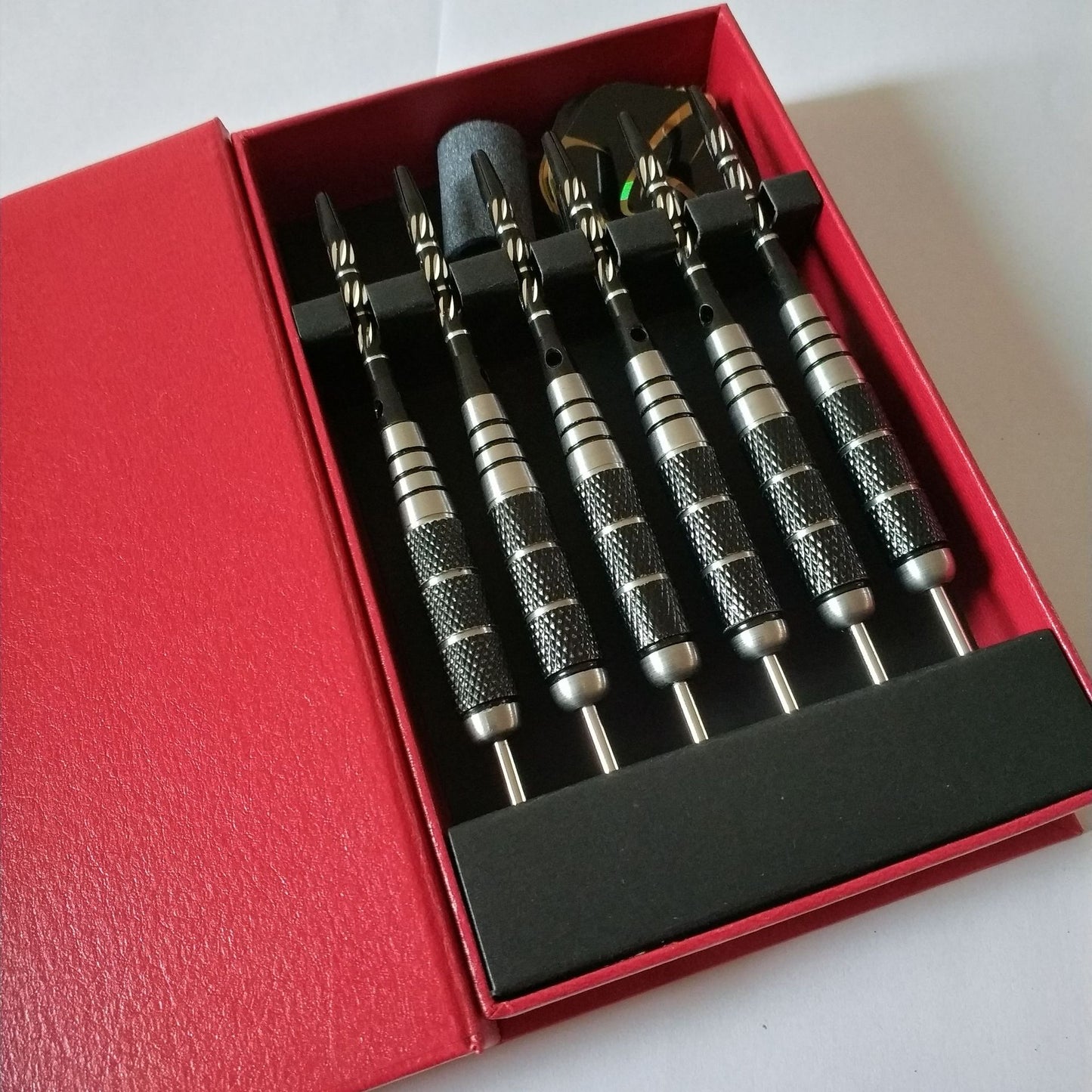 Quality Darts - Set of 6 Darts - 22g with Box - Stainless Iron Darts