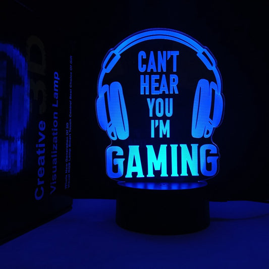 Get Gaming with this Cool 3D LED Light