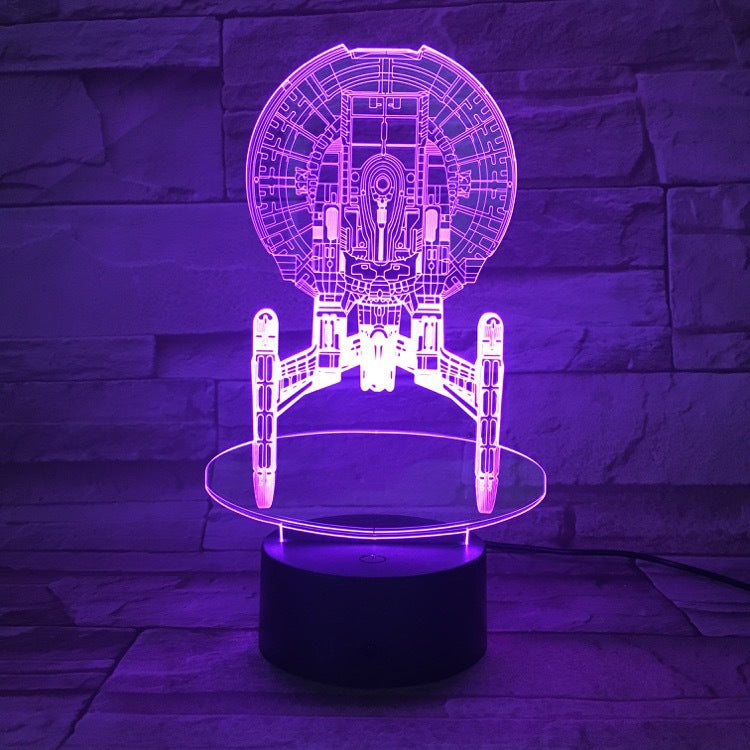 Star Trek 3D LED Light / Lamp with  Smart Bluetooth Speaker