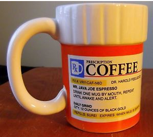 Prescription to Wake Up - Ceramic Coffee Mug Cup