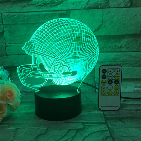NFL - Helmet - Colour Change 3D LED Light / Lamp
