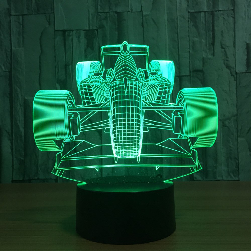 Formula 1 Very Cool 3D Light - Colour changing - USB Charging