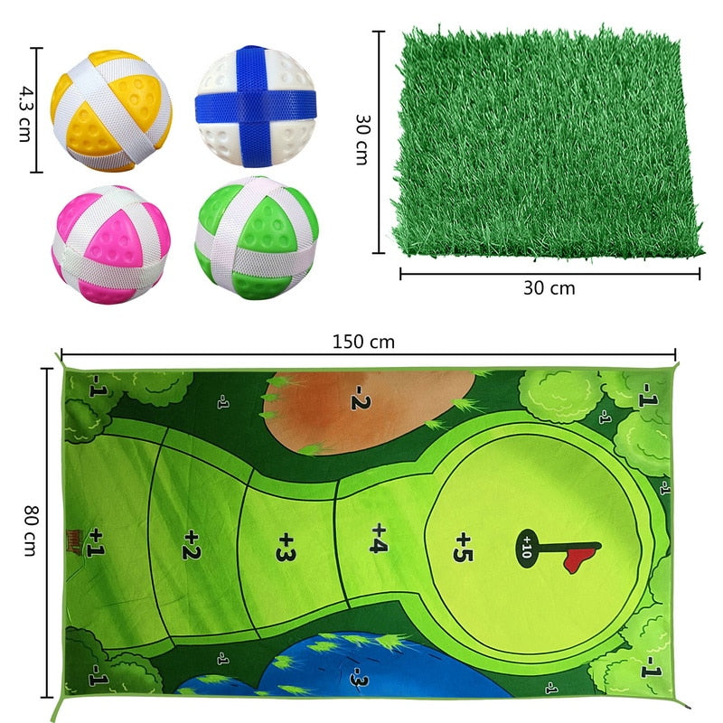 Soft Golf Game Mat Set - Indoor or Outdoor
